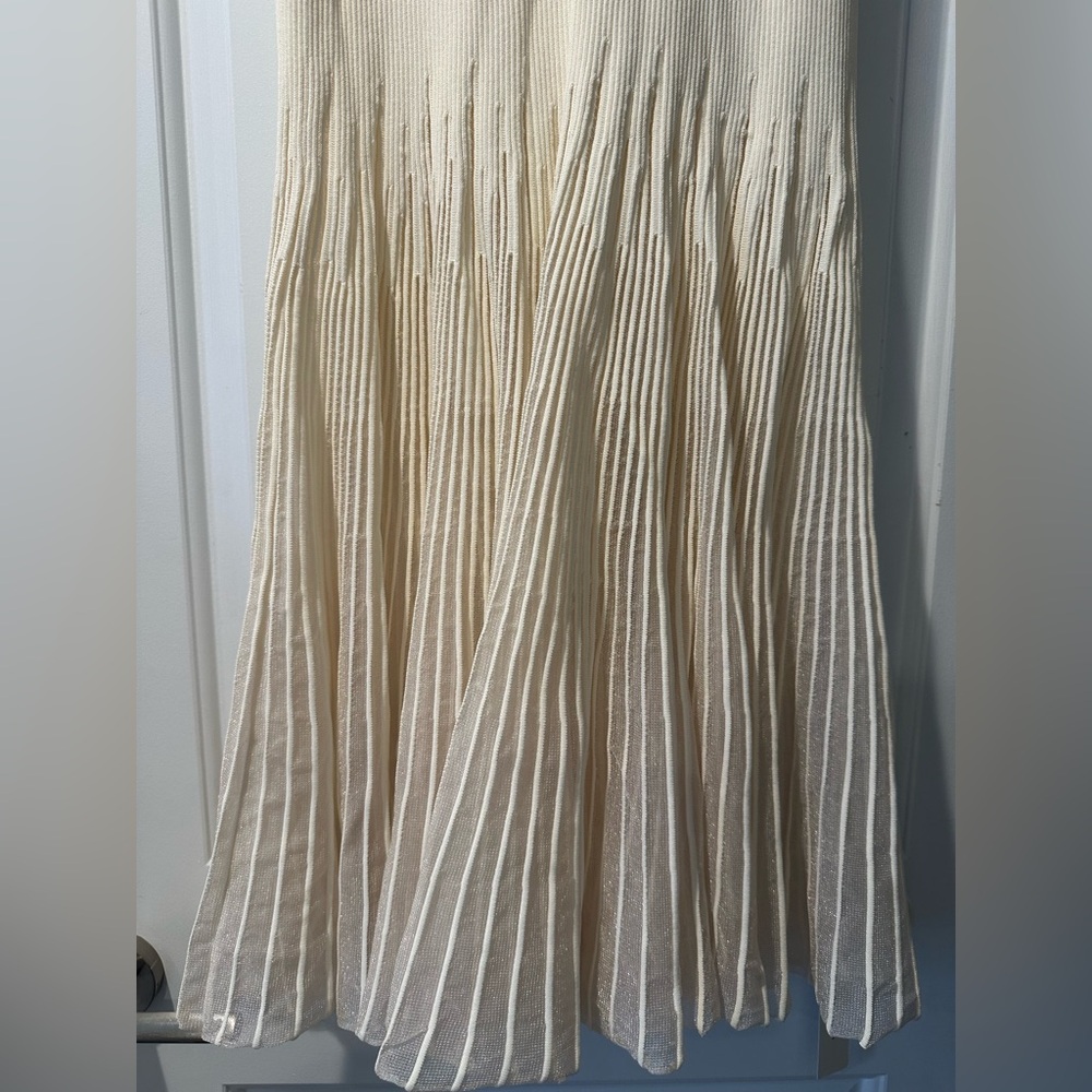 Mesh Panel Ribbed Skirt - Picture 14 of 14
